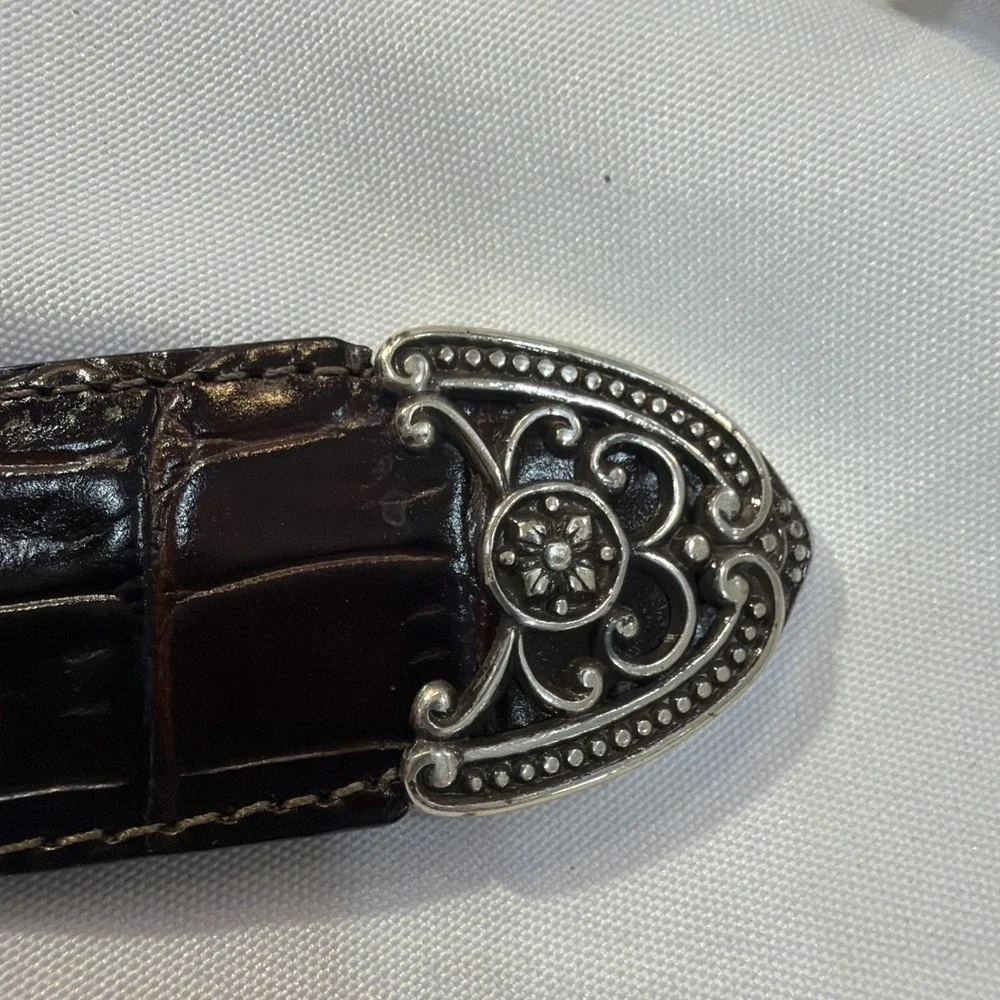 Vintage Brighton Hearts Reversibl Belt Bro/blk Size 34 L Y2K‎ Vintage 573